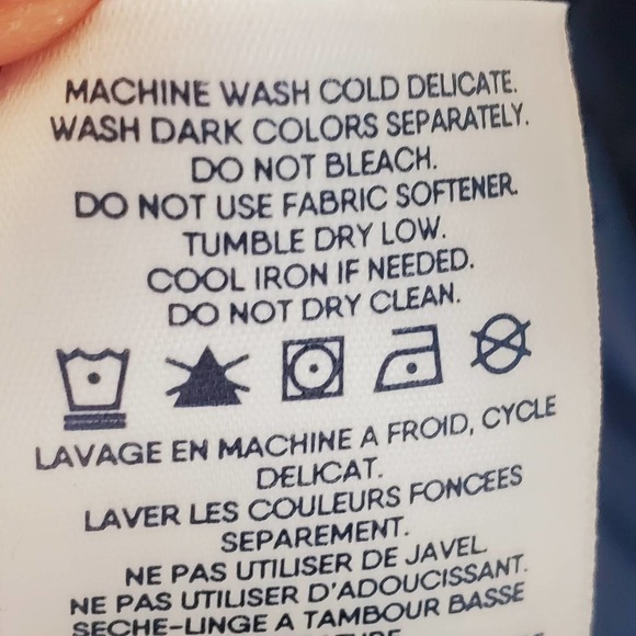 Lands' End Womens Wide Channel Down Jacket Down Filled Size S Blue Outdoors - Picture 13 of 14